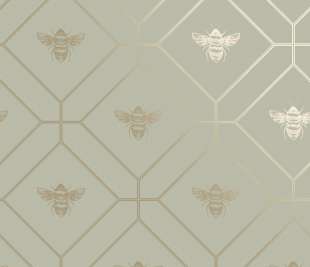 13080-Honeycomb-Bee-Green-Shiny-Product