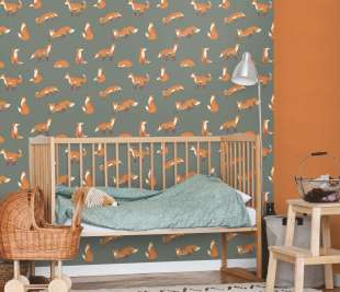 26841_FriendlyFoxes_DarkGreen_26806_MiniDots_Orange_Raumbild_1920x1920