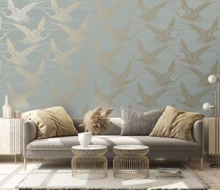 13432_Metallic_Cranes_Blue_Roomshot