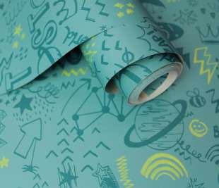 13341_Doodle_Teal-Yellow_rollshot