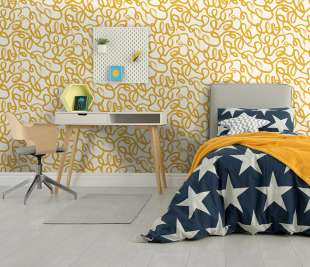 13361_Squiggle_Ochre_White_roomshot