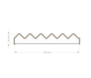 Mikrolamele, 12x1.8, rysunek techniczny