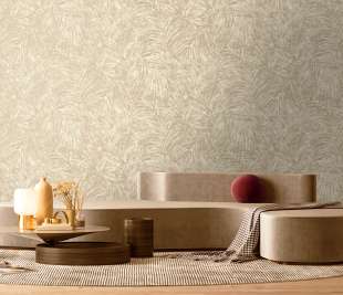 99447 Pindo Palm Bead Ivory Roomshot