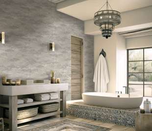 66072 Atlas Steel Grey Roomshot