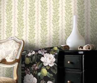 91980 Pipkin Stripe cream blush room