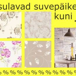 Tapeedivalik soodustusega kuni - 60 % !