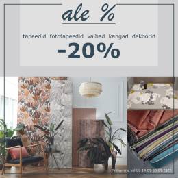 Kõik on 20% soodsam!