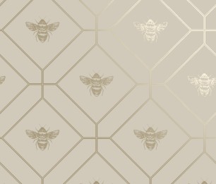 Wallpaper Honeycomb Bee 13082