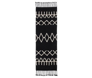 Washable rug Bereber Black