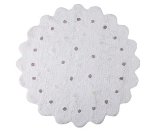 Washable rug Little Biscuit White