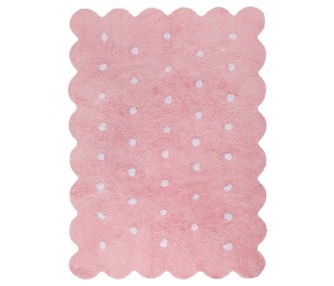 Washable rug Biscuit Pink