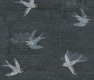 Mural Night Swallow R16972