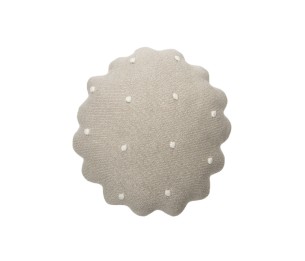Cushion Biscuit Dune White 25 x 25 cm