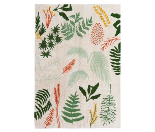 Washable rug Botanic