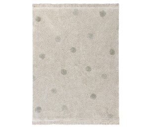 Pestav vaip Hippy Dots Natural Olive