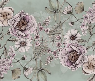 Mural Spring Flower R18645