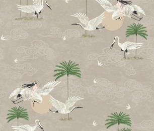 Wallpaper Grullas 6501-2