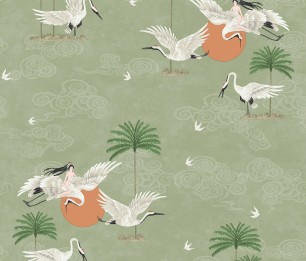 Wallpaper Grullas 6501-3