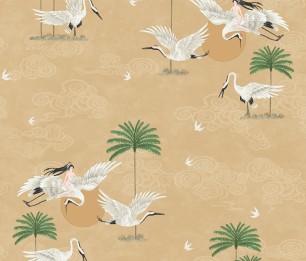Wallpaper Grullas 6501-4