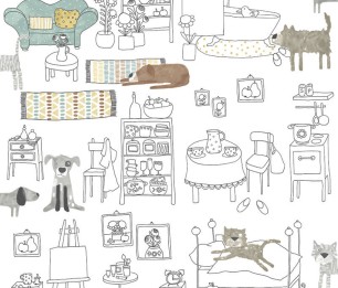 Wallpaper Pets HAP601