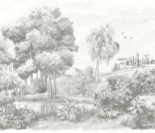 Фотообои Landscape Crayon