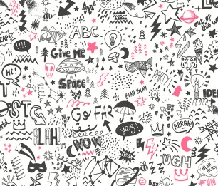 Tapeet Doodle 13340