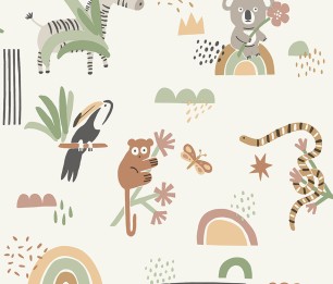 Tapeet Abstract Animals 13351