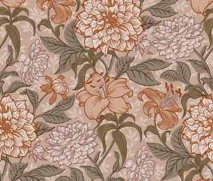 Wallpaper Vintage Flower 158-139380