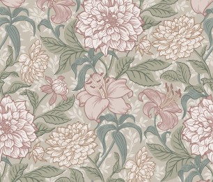 Wallpaper Vintage Flower 158-139377