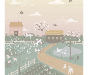 Fototapeet XL Farm Animals 159241