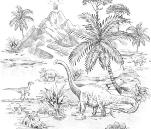 Fototapeet XL Dinosaurs 159237