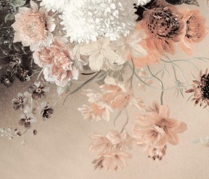 Valokuvatapetti Beige Floral