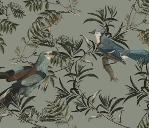 Valokuvatapetti Birds in Garden
