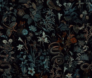 Valokuvatapetti Botanic Black