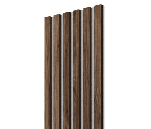 Akustiline seinapaneel Lameli Hall/Pähkel, 300x2750 mm