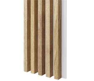 MDF Panel White/Oak Veneer