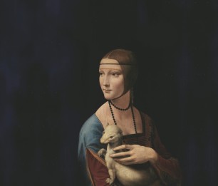 Valokuvatapetti Lady with an Ermine