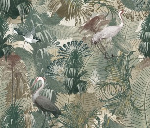 Valokuvatapetti Desert Tropics Light Green