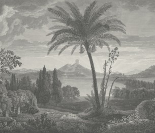 Valokuvatapetti Tropical Volcano Vista