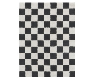 Washable rug Kitchen Tiles Dark grey