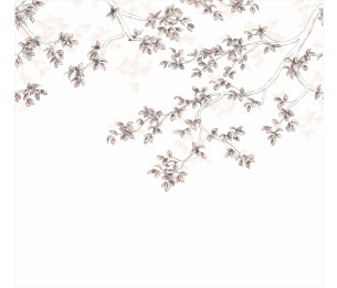 Wall panel Calming Leaves WDWS 89134108 (M)