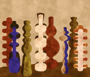 Фотообои Potteries Indigo