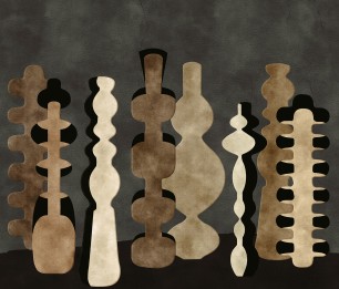 Фотообои Potteries Clay