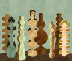 Фотообои Potteries Emerald