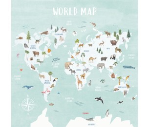 Wall panel Decouvrir le Monde MNM 105766301 (M)