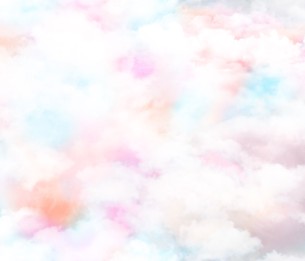 Mural Coral Clouds R15411