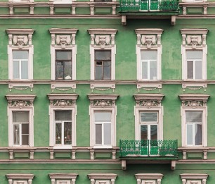 Mural Strada Verde R15891