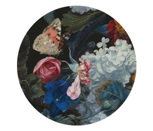 Isekleepuv tapeet Dots Dragonfly Garden