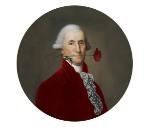 Isekleepuv tapeet Dots Rose Lover Red