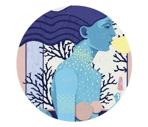 Isekleepuv tapeet Dots Siren Cool Girl